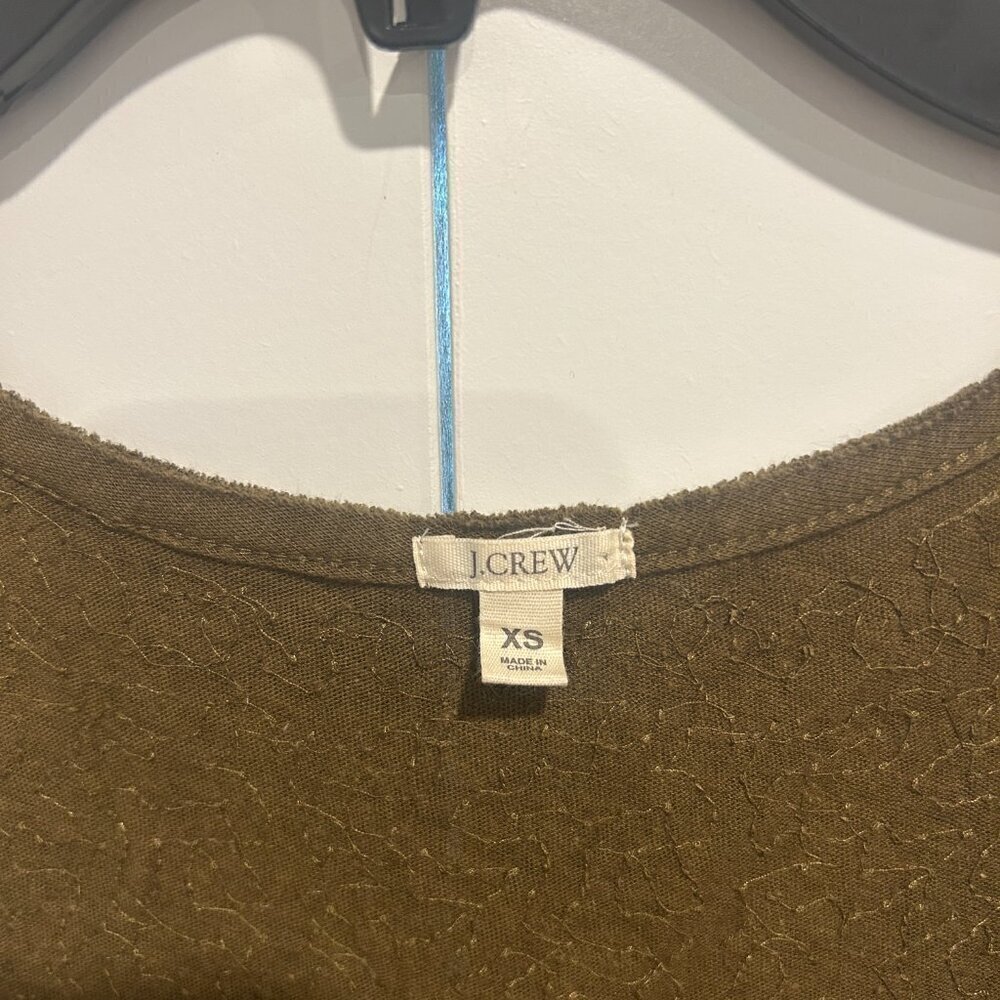 J Crew Bronze Drapey Sequins Tank Top Women’s Size XS - Picture 5 of 8